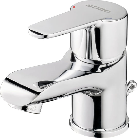 Grifo de lavabo medio Stillo Kyra cromo con aireador