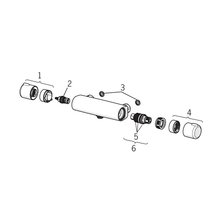 Suihkuhana Oras Nova 7460 - 33 Mattamusta [6310878] |