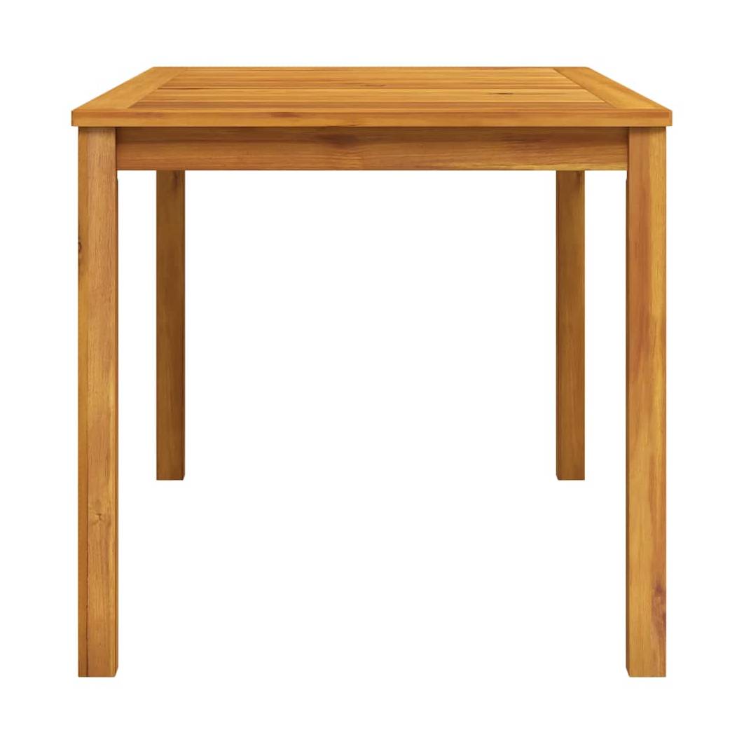 Mesa De Jardín Madera Maciza De Acacia