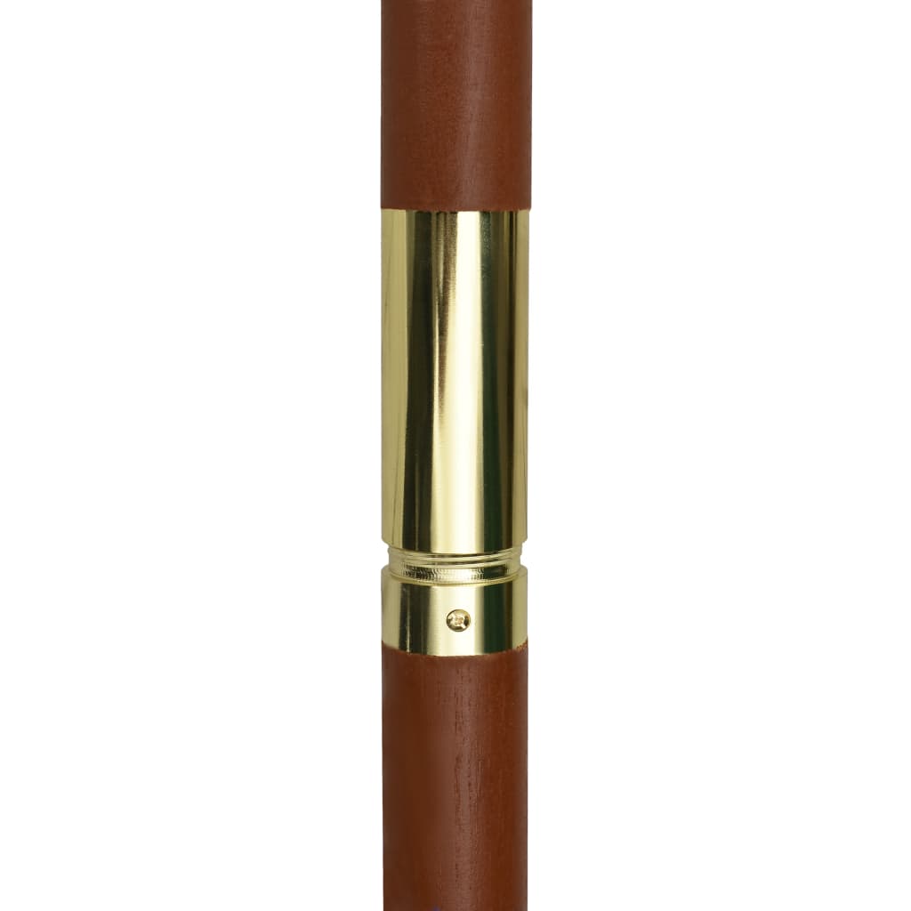 Sombrilla Con Palo De Madera Blanco 200X300 Cm