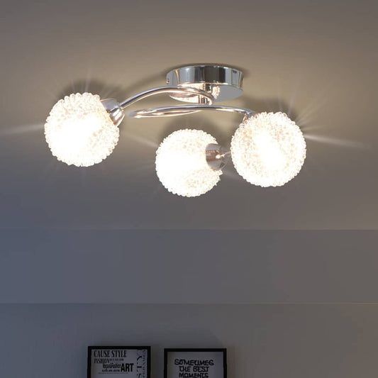 Lámpara De Techo Con 3 Bombillas Led G9 120 W
