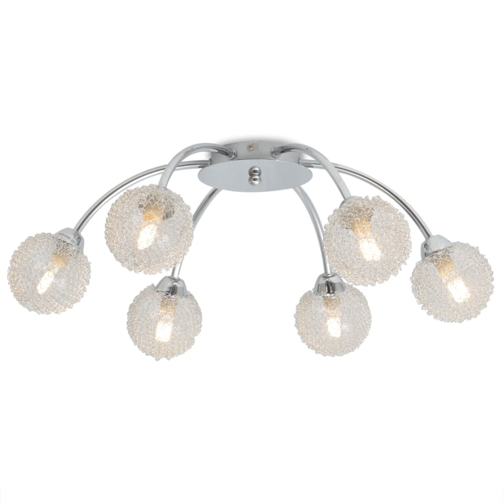 Lámpara De Techo Con 6 Bombillas Led G9 240 W