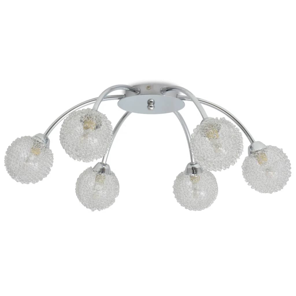Lámpara De Techo Con 6 Bombillas Led G9 240 W