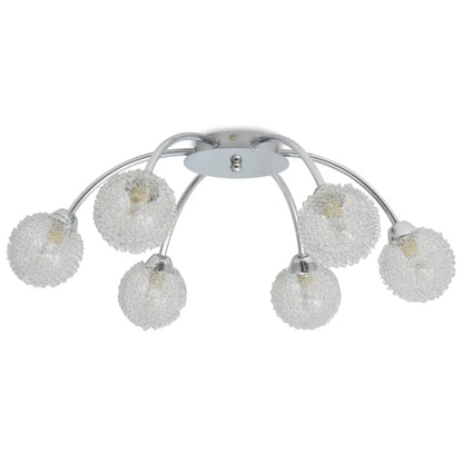 Lámpara De Techo Con 6 Bombillas Led G9 240 W