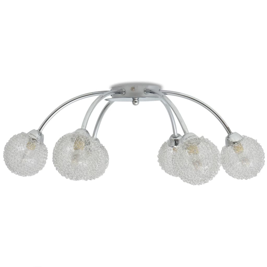 Lámpara De Techo Con 6 Bombillas Led G9 240 W