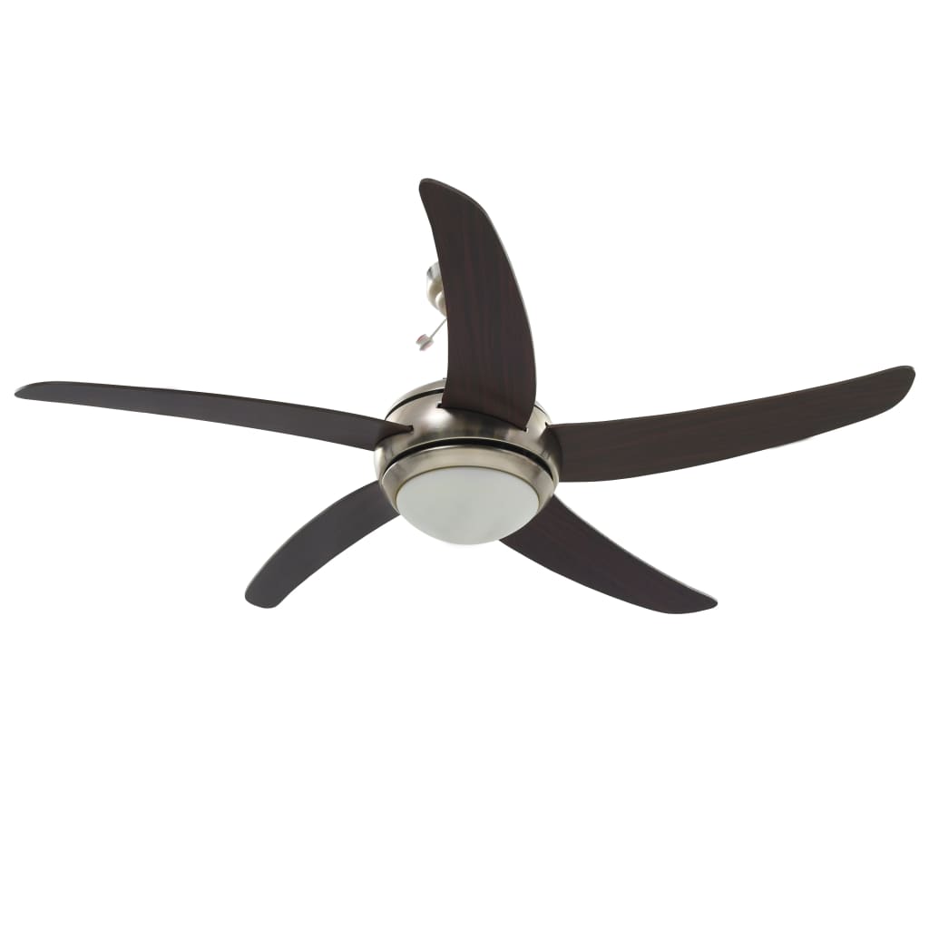 Ventilador De Techo Adornado Con Lámpara