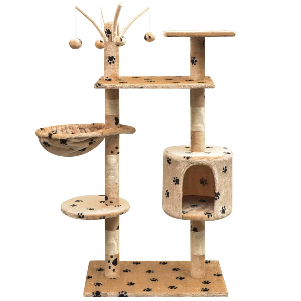Rascador Para Gatos Poste Rascador De Sisal 125 Cm