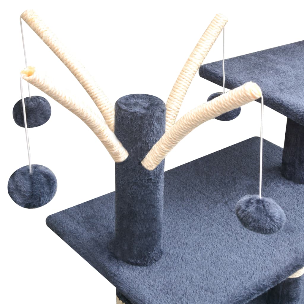 Rascador Para Gatos Poste Rascador De Sisal 125 Cm