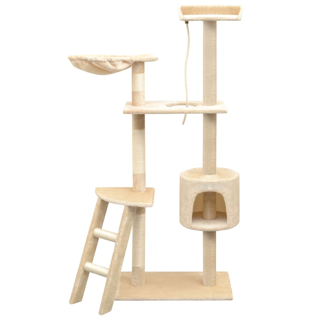 Rascador Para Gatos Poste Rascador De Sisal 125 Cm