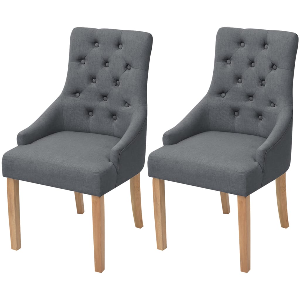 Sillas De Comedor 2 Unidades Tela