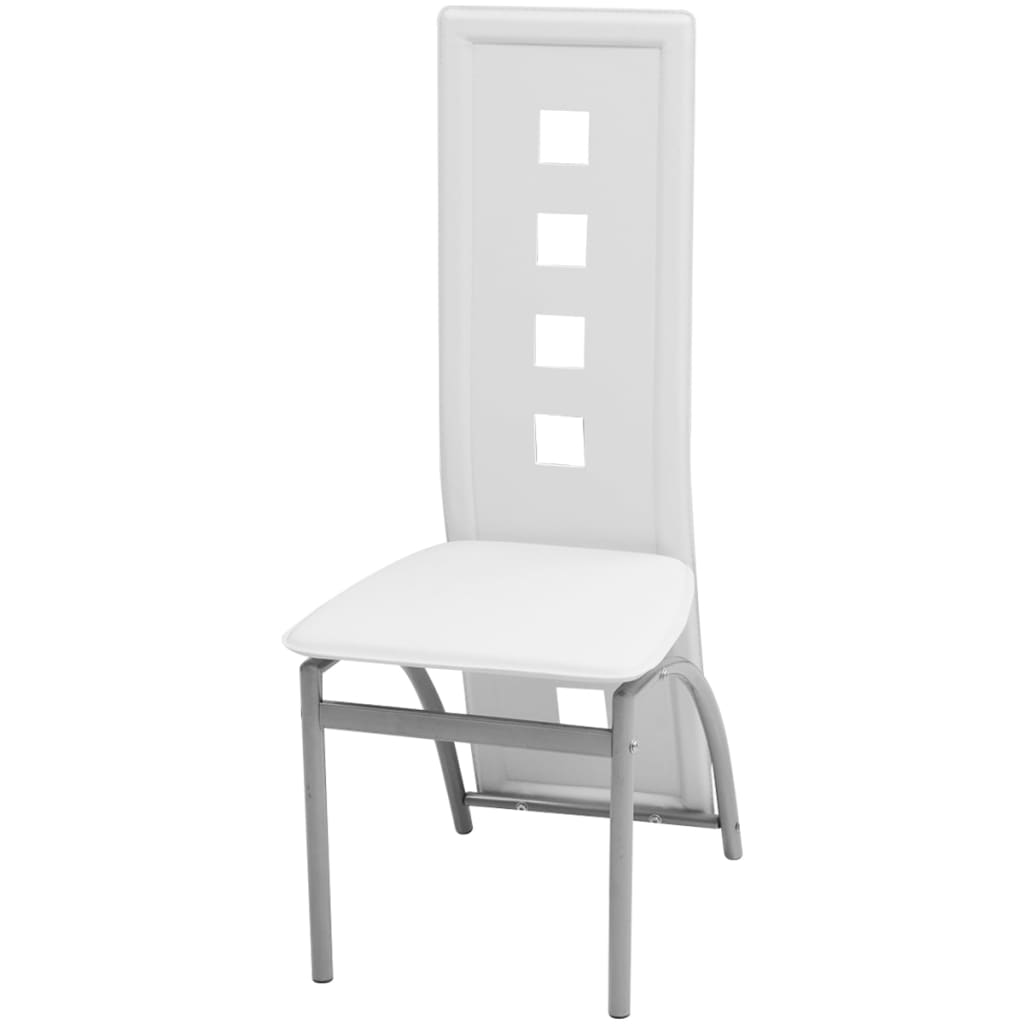 Sillas De Comedor 4 Unidades Cuero Sintético