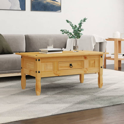 Mesa De Centro Corona Range Pino Mexicano 100X55X44 Cm