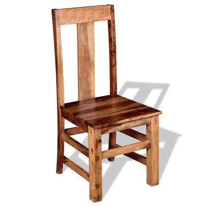 Sillas De Comedor 2 Uds Madera Maciza De Acacia