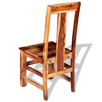 Sillas De Comedor 2 Uds Madera Maciza De Acacia