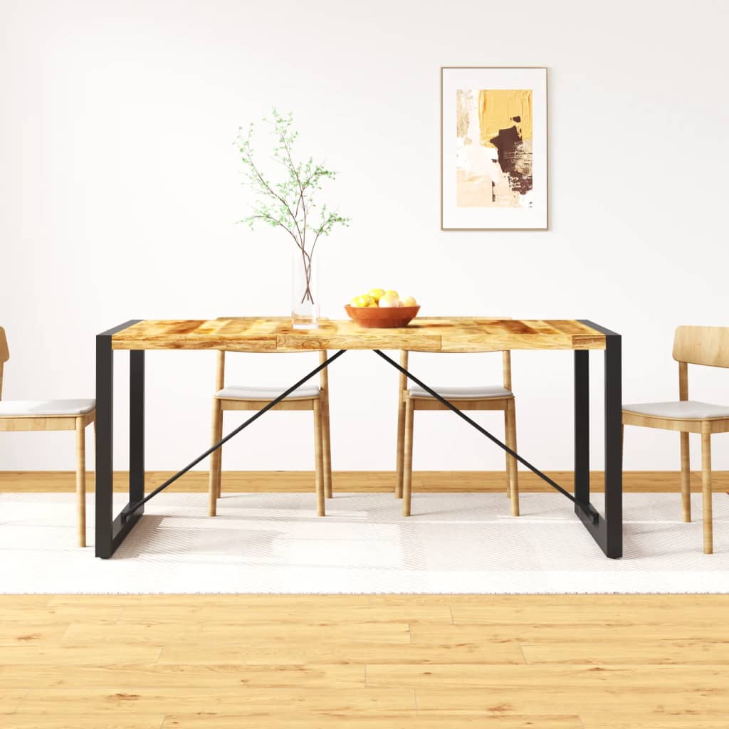 Mesa De Comedor De Madera Maciza Reciclada