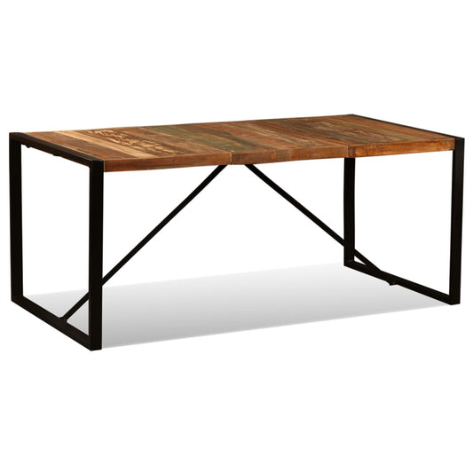 Mesa De Comedor De Madera Maciza Reciclada