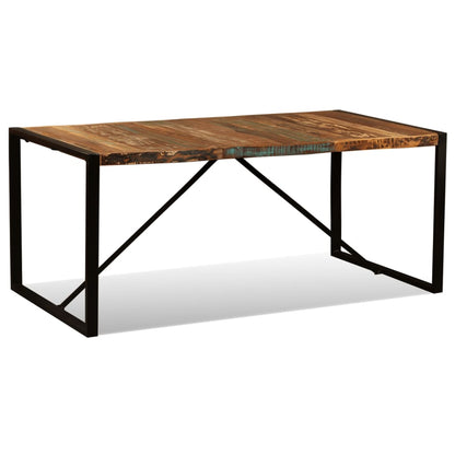 Mesa De Comedor De Madera Maciza Reciclada