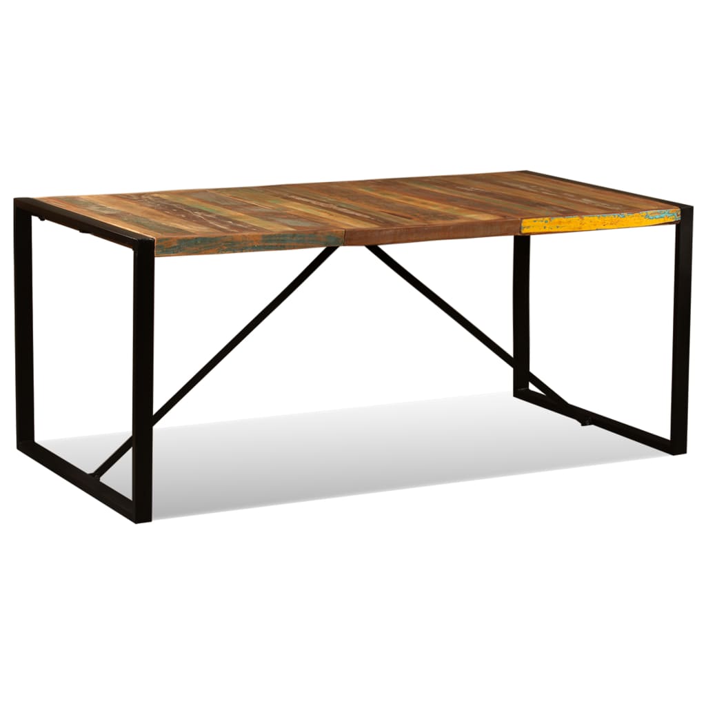 Mesa De Comedor De Madera Maciza Reciclada