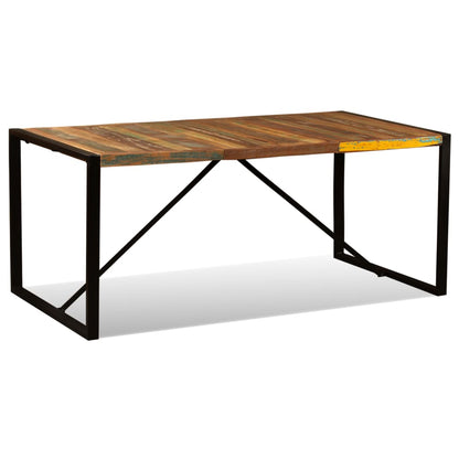 Mesa De Comedor De Madera Maciza Reciclada