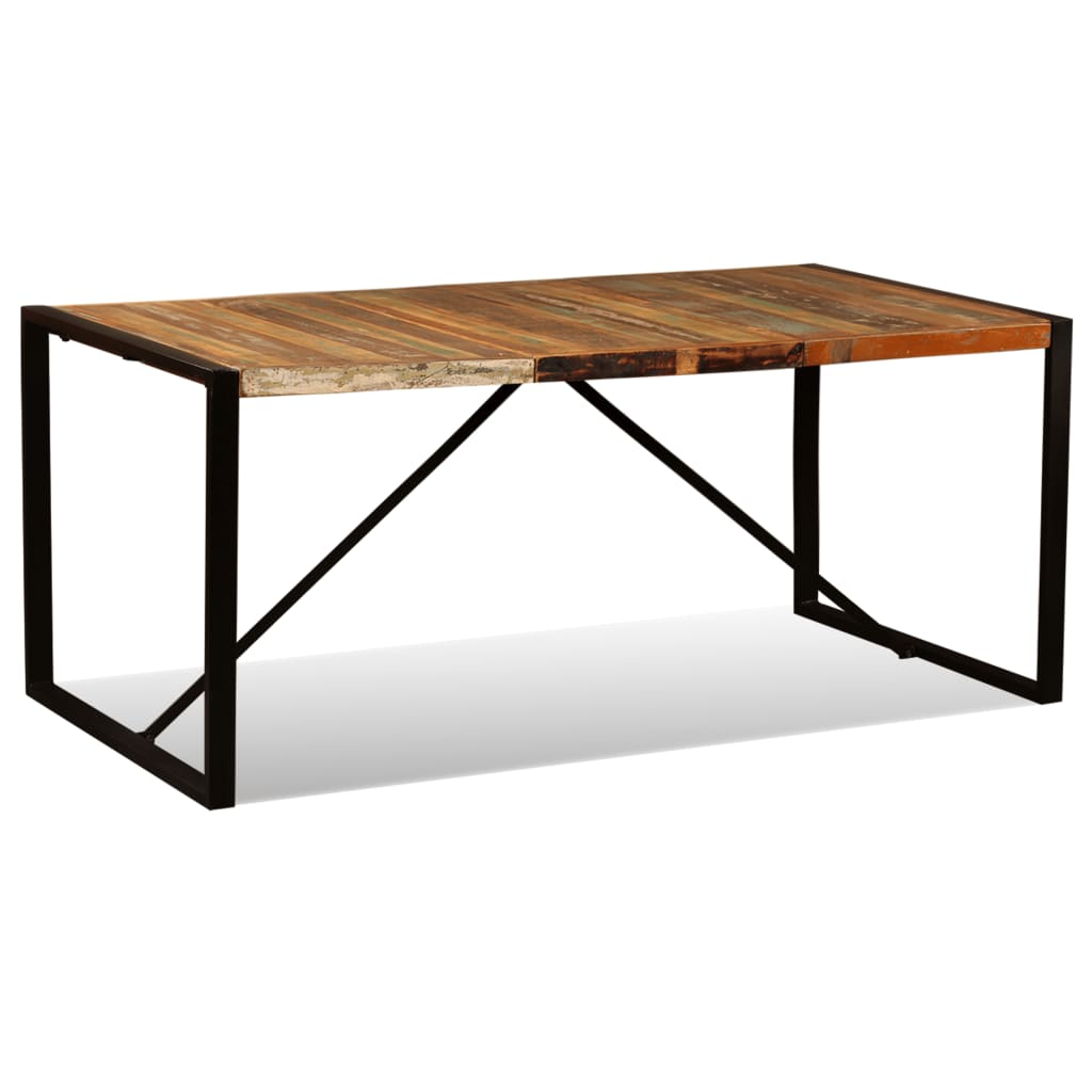 Mesa De Comedor De Madera Maciza Reciclada