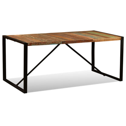 Mesa De Comedor De Madera Maciza Reciclada