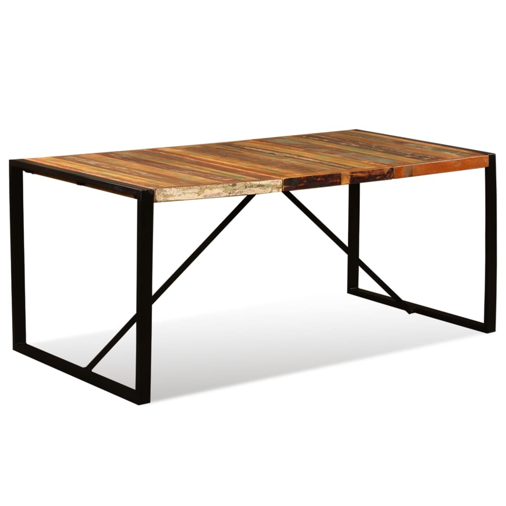 Mesa De Comedor De Madera Maciza Reciclada