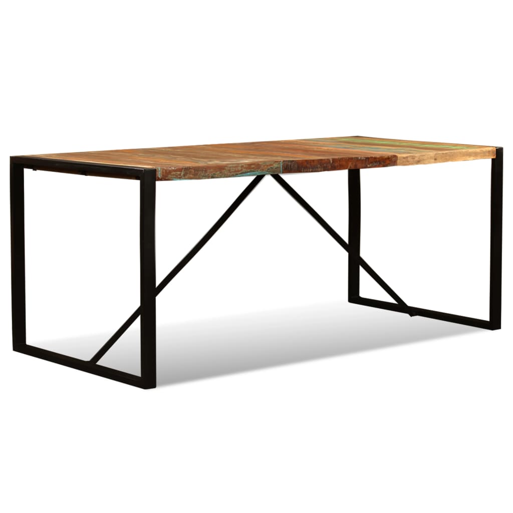 Mesa De Comedor De Madera Maciza Reciclada