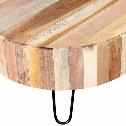 Mesa De Centro Madera Maciza Reciclada