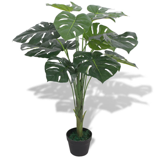 Planta De Artificial Con Maceta