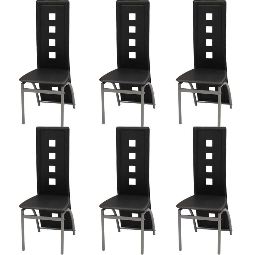Sillas De Comedor 4 Unidades Cuero Sintético