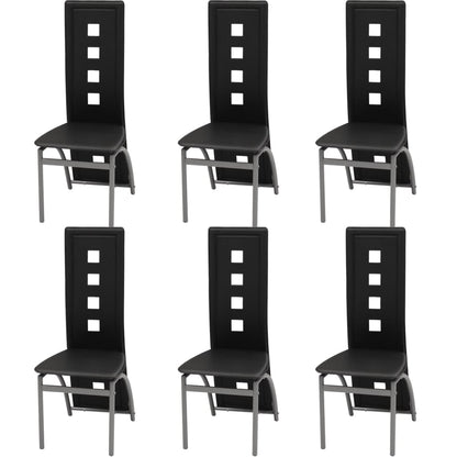 Sillas De Comedor 4 Unidades Cuero Sintético