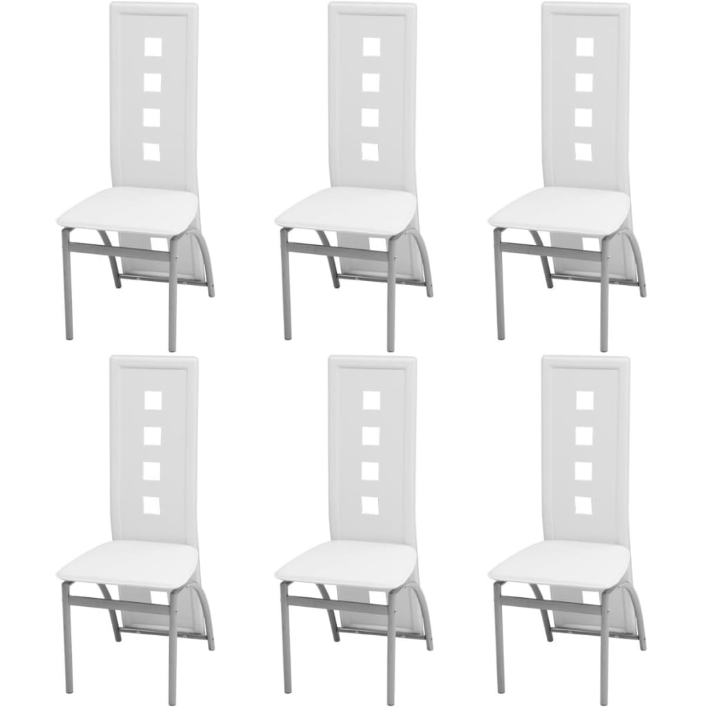 Sillas De Comedor 4 Unidades Cuero Sintético