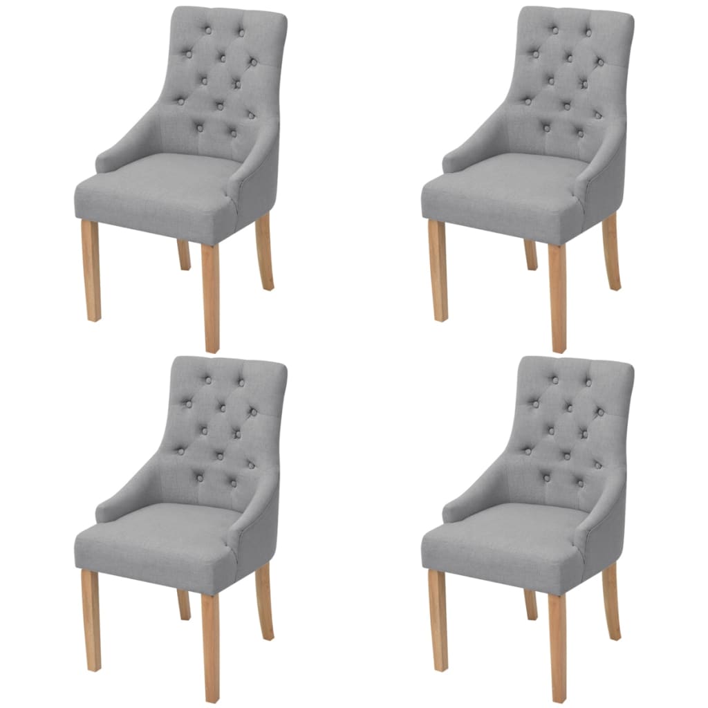 Sillas De Comedor 2 Unidades Tela