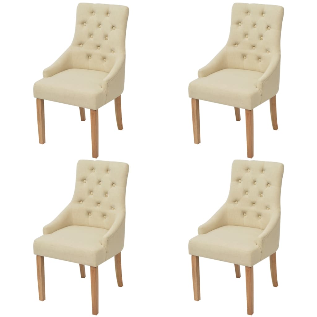 Sillas De Comedor 2 Unidades Tela