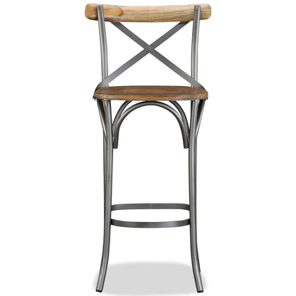 Taburete De Cocina De Madera Maciza De Mango