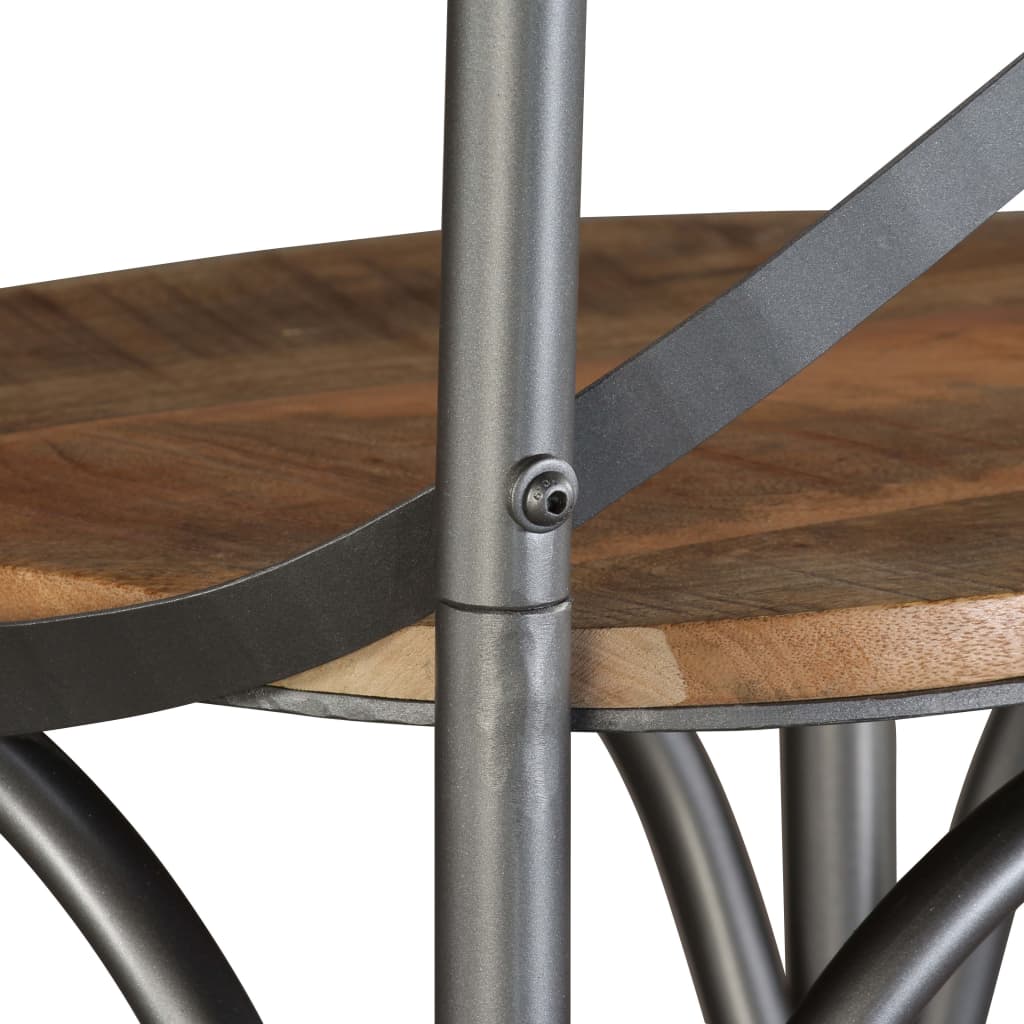 Taburete De Cocina De Madera Maciza De Mango