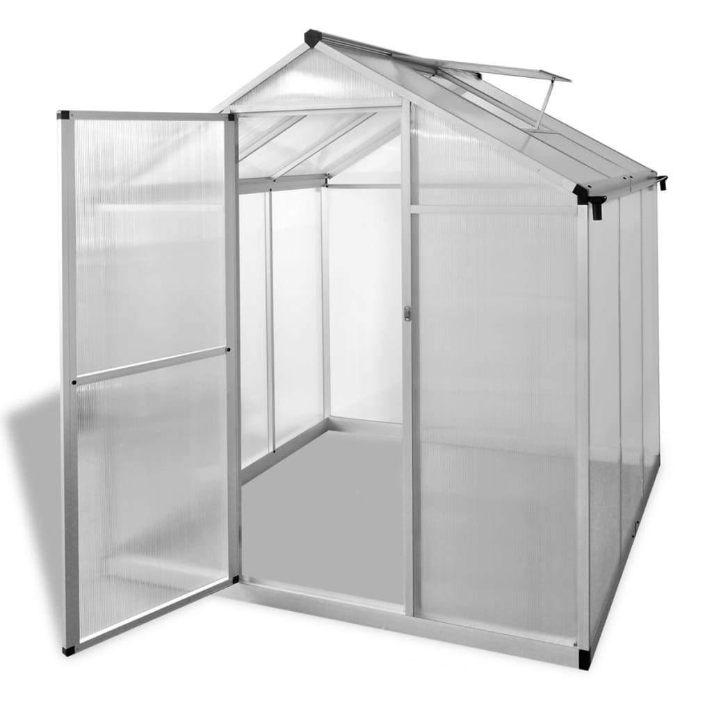 Invernadero De Aluminio Gris Antracita 10,53 M²