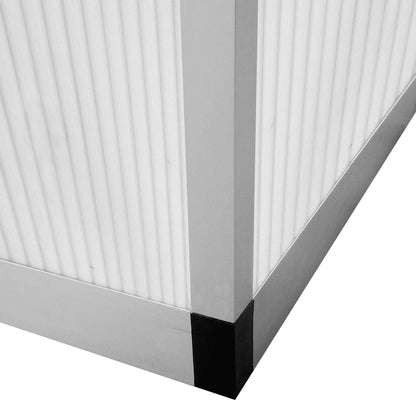 Invernadero De Aluminio Gris Antracita 10,53 M²