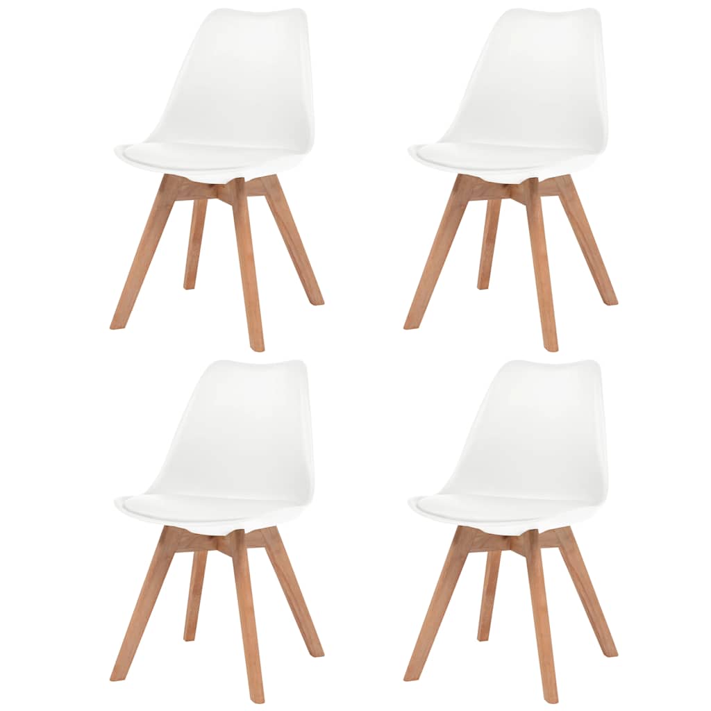 Sillas De Comedor 4 Unidades Plástico