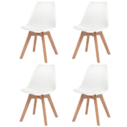 Sillas De Comedor 4 Unidades Plástico