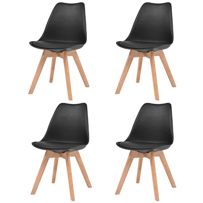 Sillas De Comedor 4 Unidades Plástico