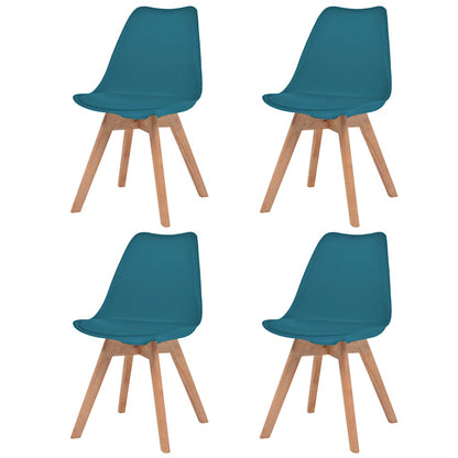 Sillas De Comedor 4 Unidades Plástico