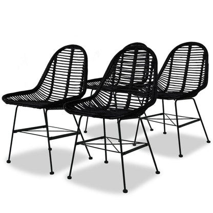 Sillas De Comedor 6 Unidades Ratán Natural