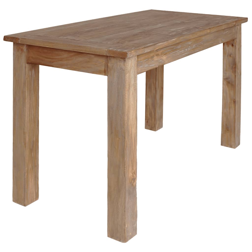 Mesa De Comedor De Madera Maciza De Caoba 120X60X77 Cm