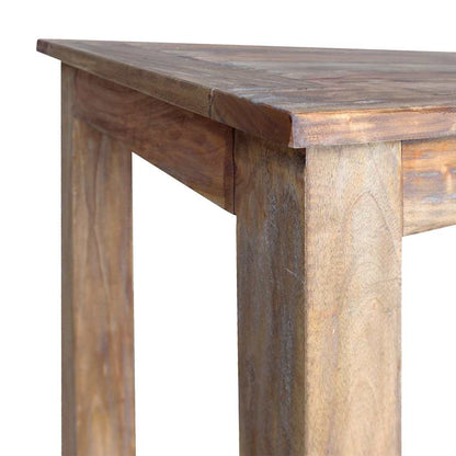 Mesa De Comedor De Madera Maciza De Caoba 120X60X77 Cm
