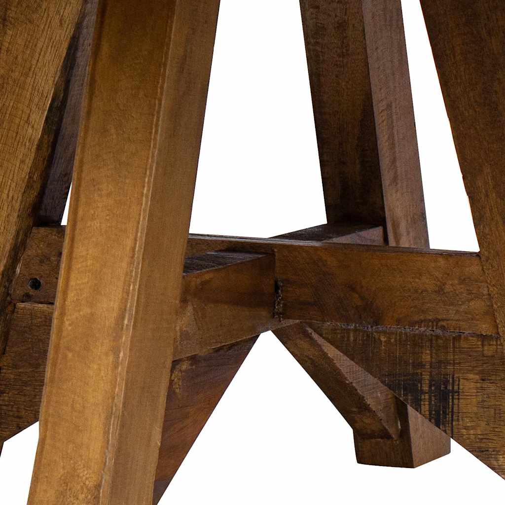 Mesa De Centro De Madera Maciza Reciclada 60X45 Cm