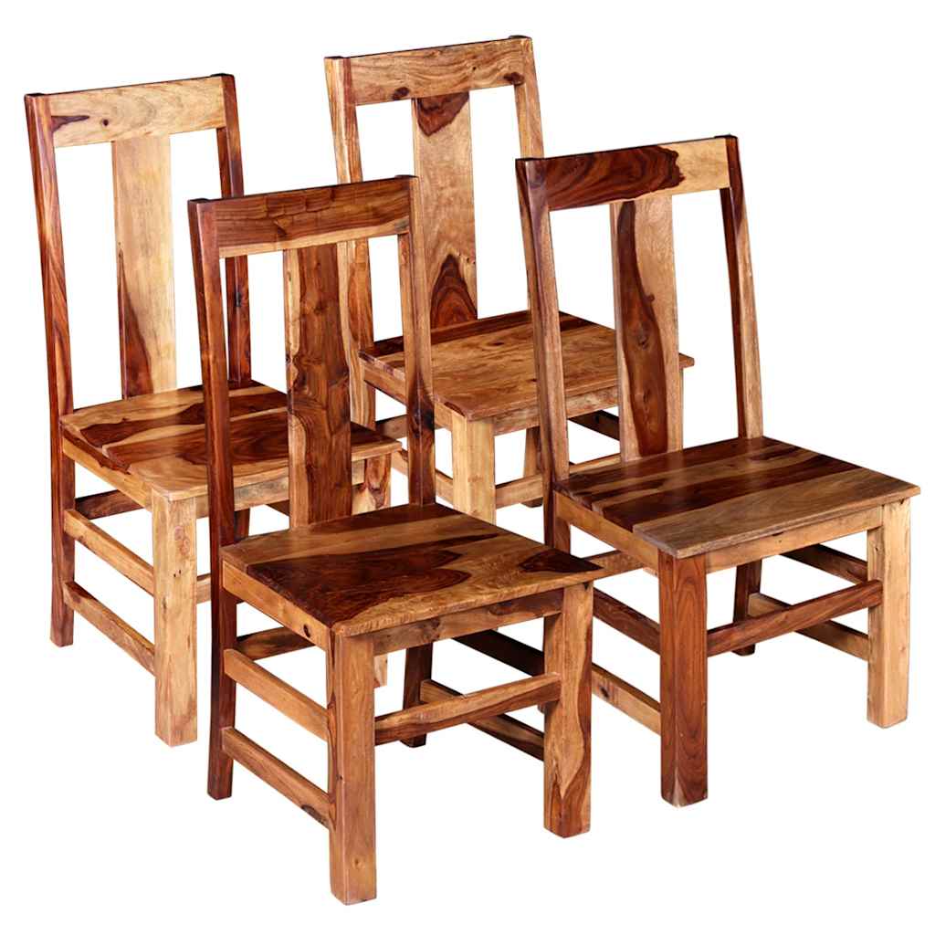 Sillas De Comedor 2 Uds Madera Maciza De Acacia