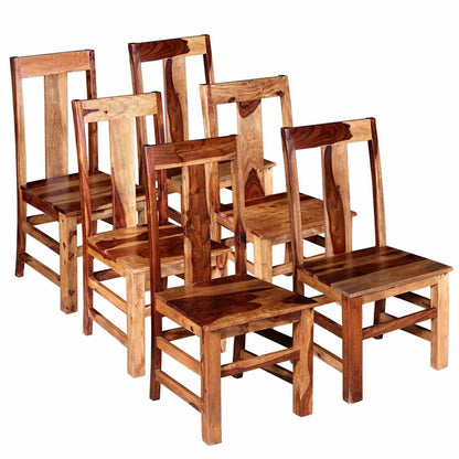 Sillas De Comedor 2 Uds Madera Maciza De Acacia