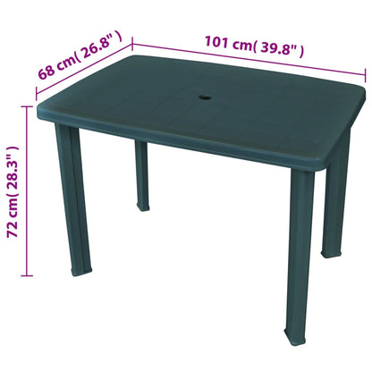 Mesa De Jardín De Plástico