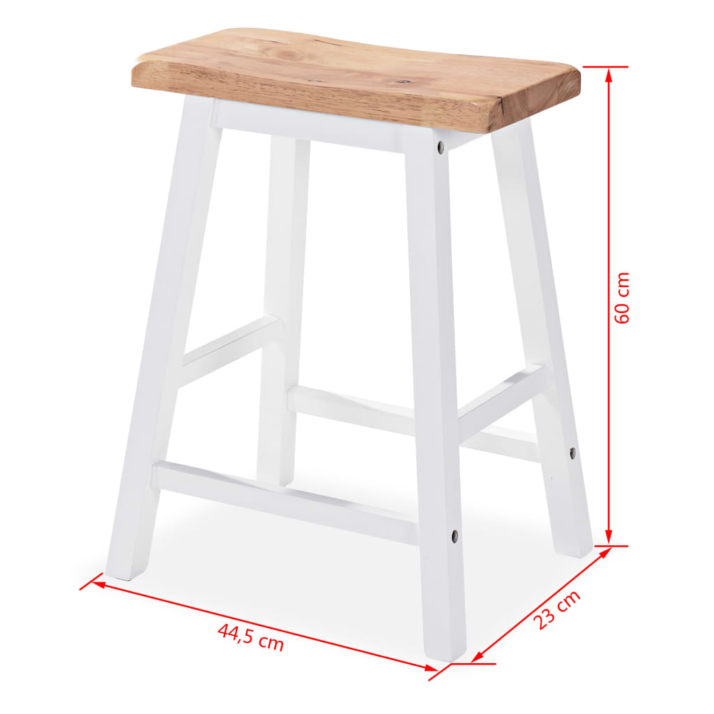 Conjunto De Mesa Alta De Cocina 3 Piezas Mdf